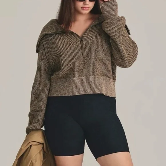 NWT Varley Mentone Half-Zip Knit Pullover - Picture 3 of 8